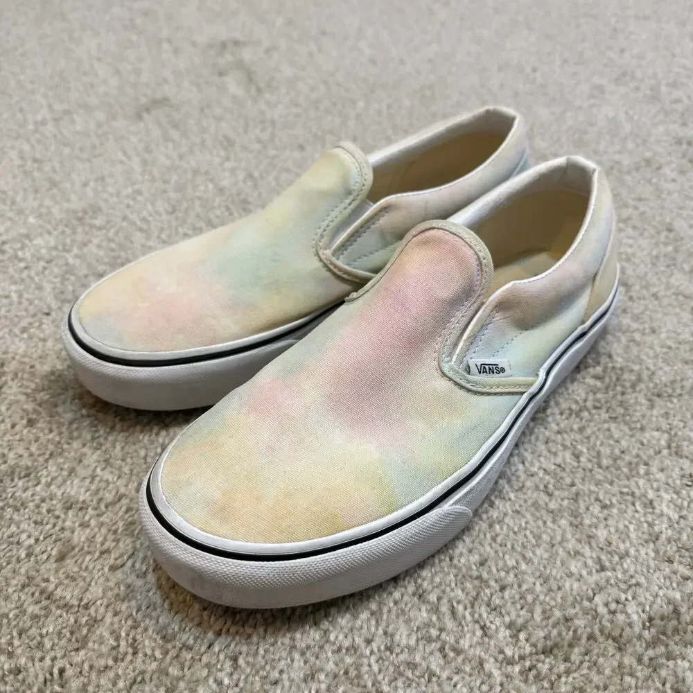 Vans 7 juniors casual slip on sneaker rainbow ombre multi color 2590 - Picture 11 of 12